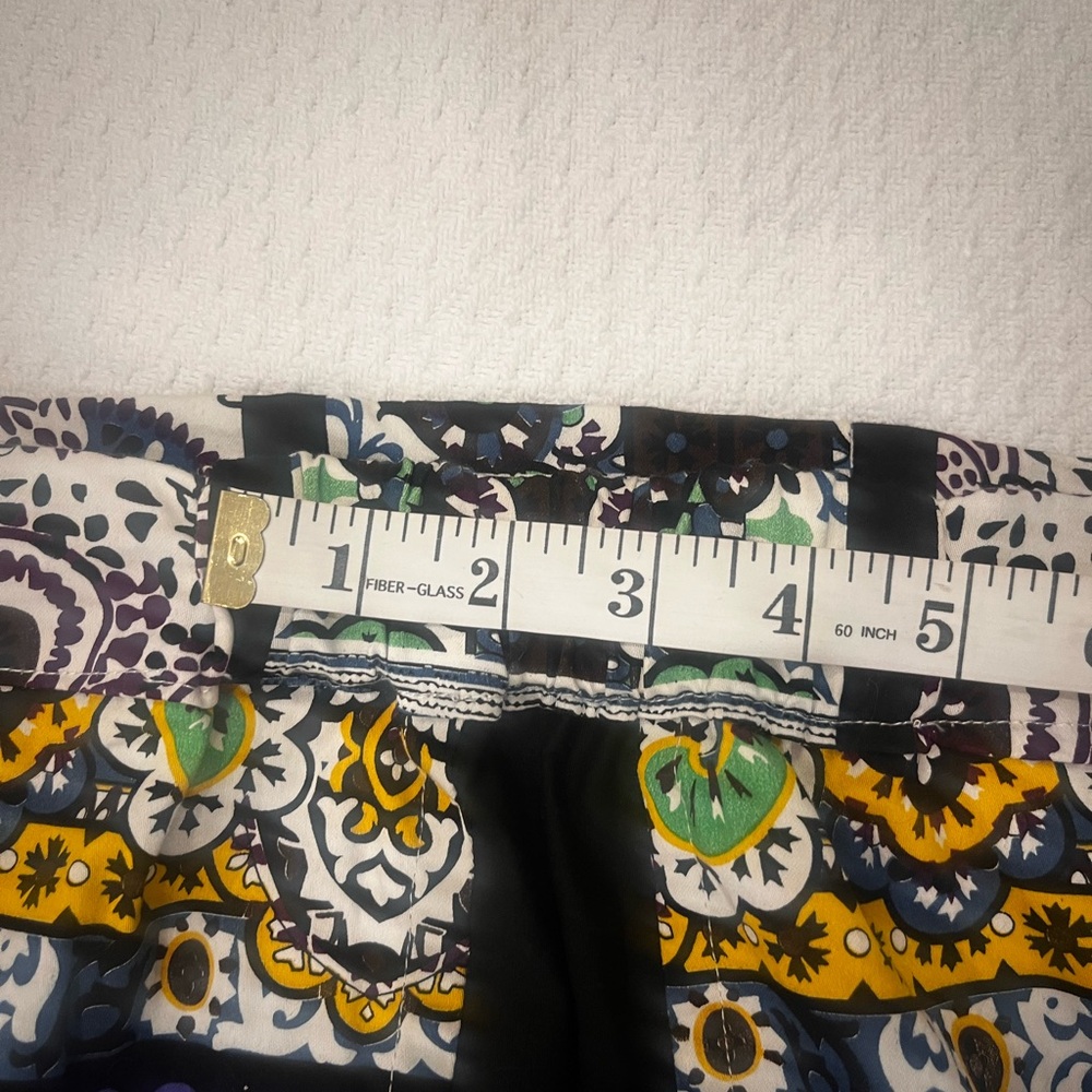 Handmade Upcycled Multicolor Mosaic Paisley Patterned Women's Pencil Skirt OS - Picture 12 of 17